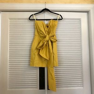 French Connection Strapless Bow Dress